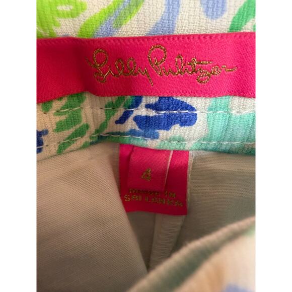 Lilly Pulitzer Skirt Sz 4 EUC Turtle Print Scalloped Bottom Preppy Classy - Picture 5 of 8